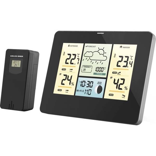 Meteorologická stanica Hama SMART Wi-Fi čierny

