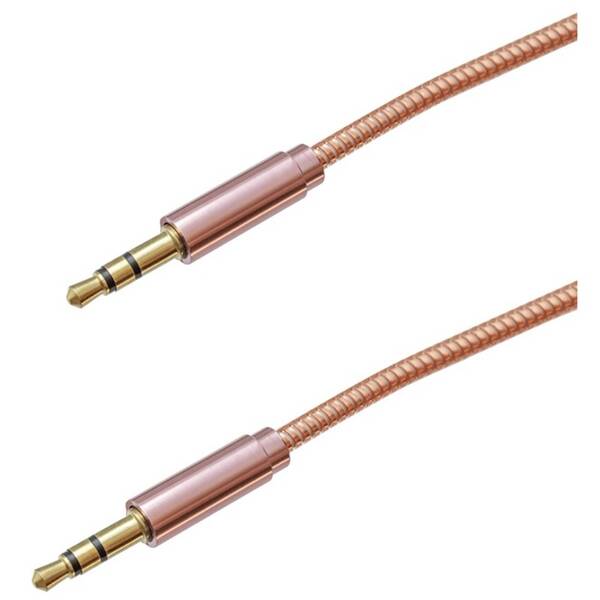 Kábel Mobilnet 3,5 mm jack / 3,5 mm jack, 1m medený

