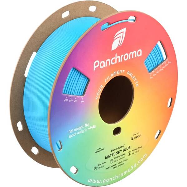 Tlačová struna (filament) Polymaker Panchroma PLA Matte modrý

