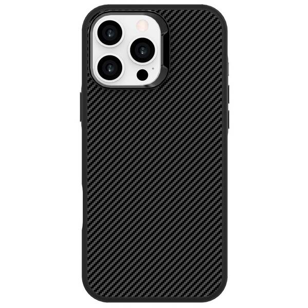 Kryt na mobil WG Platinum Carbon Magnet na Apple iPhone 16 Pro čierny

