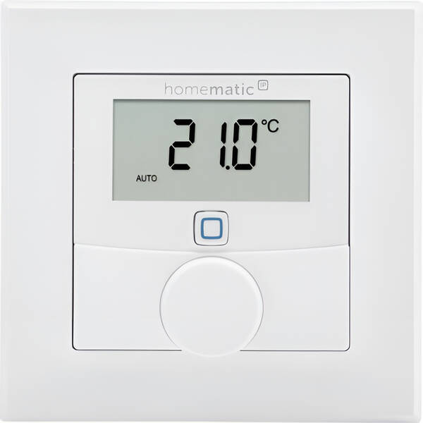 Termostat Homematic IP so senzorom vlhkosti, nástenný 

