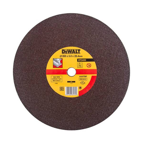 Rezací kotúč Dewalt DT3450 355 x 25,4 x 3,0mm 

