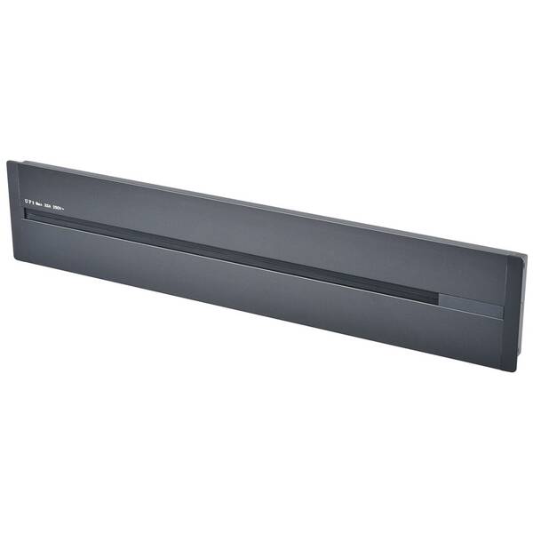 Zásuvková lišta Viking 40 cm, na 5 modulov, zápustná sivá

