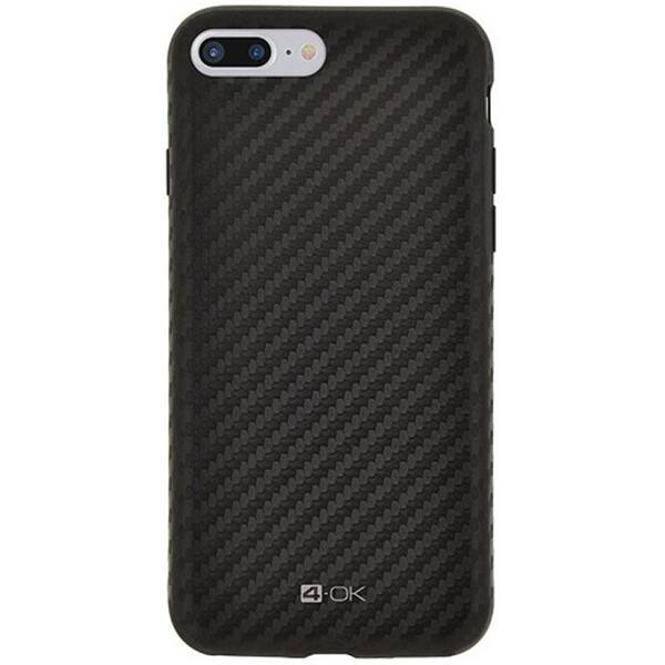 Kryt na mobil 4-OK Pure Material na Apple iPhone 7 Plus čierny

