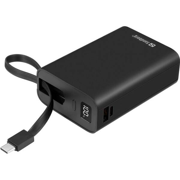Powerbank Sandberg Connect PD20W 20000 mAh čierny

