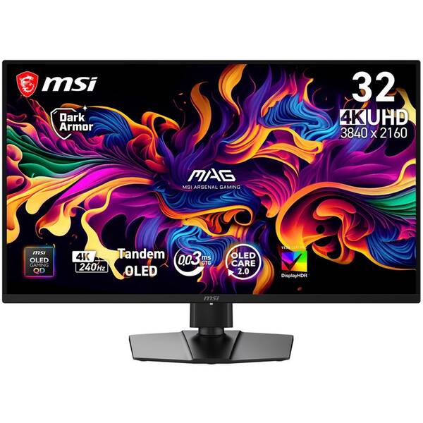 Herný monitor MSI MAG 321UP QD-OLED X24 čierny


