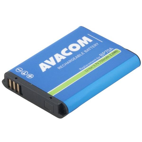 Batéria Avacom Samsung BP70A Li-Ion 3.7V 700mAh 2.6Wh modrá

