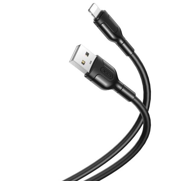 Kábel XO USB/Lightning 2,1A 1m čierny

