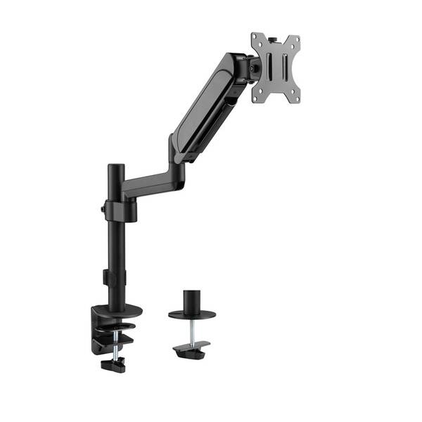 Držiak Gembird MA-DA1P-01, pre monitor, naklápacie, pre uhlopriečky 17"-32”, nosnosť 9kg čierny

