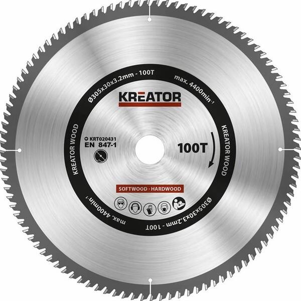 Pílový kotúč Kreator KRT020431 305mm 100T 

