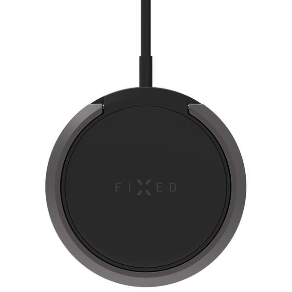 Bezdrôtová nabíjačka FIXED MagPad s MagSafe a stojanom, 15W čierna

