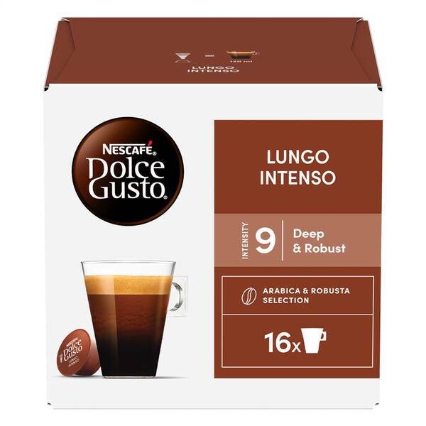 Kapsuly pre espressá NESCAFÉ Lungo Intenso 16 ks 

