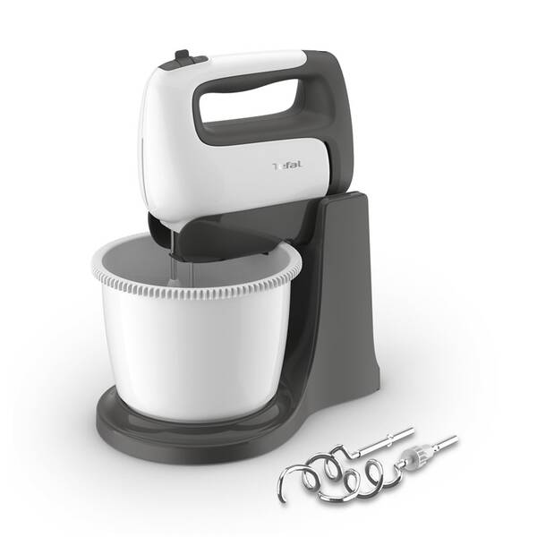 Ručný šľahač s misou Tefal HT464138 biely

