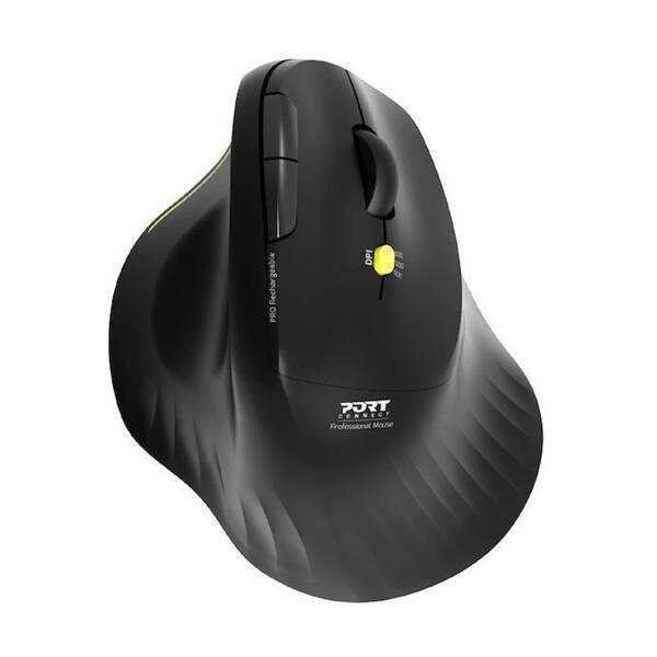 Myš PORT CONNECT Ergo Soft čierna

