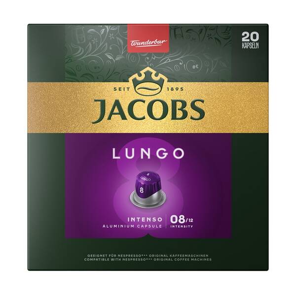 Kapsuly pre espressá Jacobs Espresso Lungo 20 ks 

