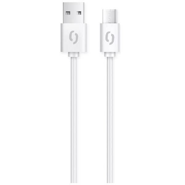 Kábel Aligator USB/USB-C, 1m biely

