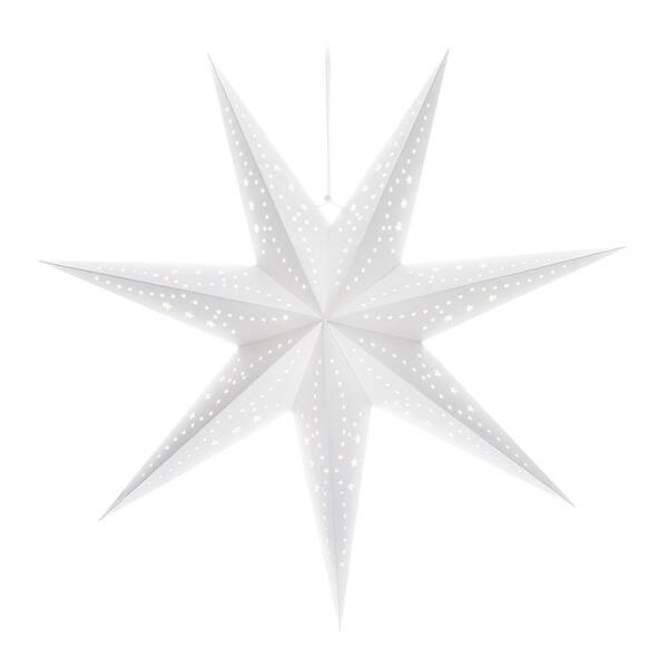 LED dekorácie Solight vianočná hviezda, závesná, 60cm, 20x LED, 2x AA 

