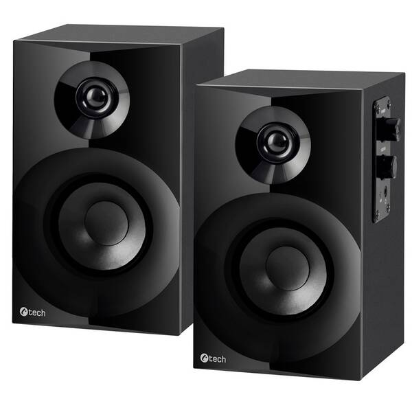 Reproduktory C-Tech SPK-14, 2.0 čierne/drevené

