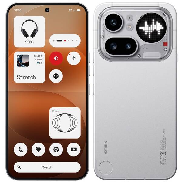 Mobilný telefón Nothing Phone (4a) Pro 5G 12 GB / 256 GB strieborný

