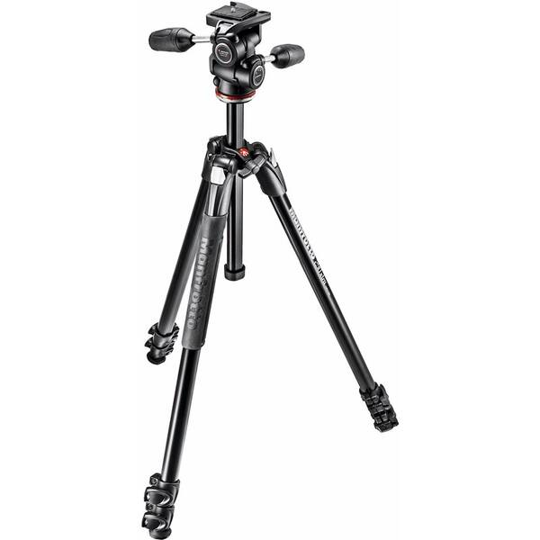 Statív Manfrotto 290 Xtra s 3-cestnou hlavou čierny/hliník

