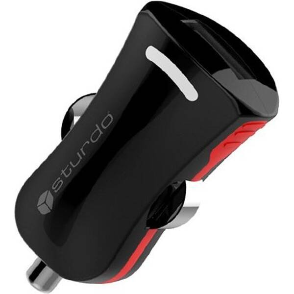 Adaptér do auta Sturdo 1xUSB čierny

