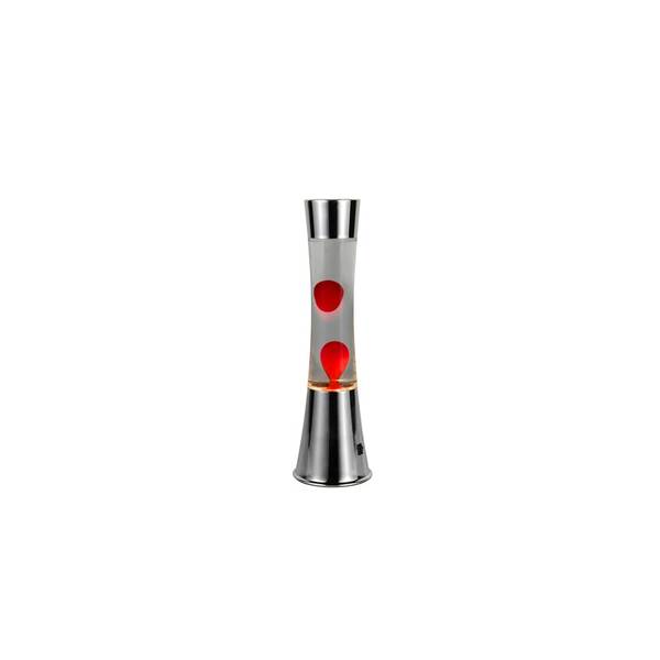 Stolná lampička Reality ETNA Lava lamp strieborná

