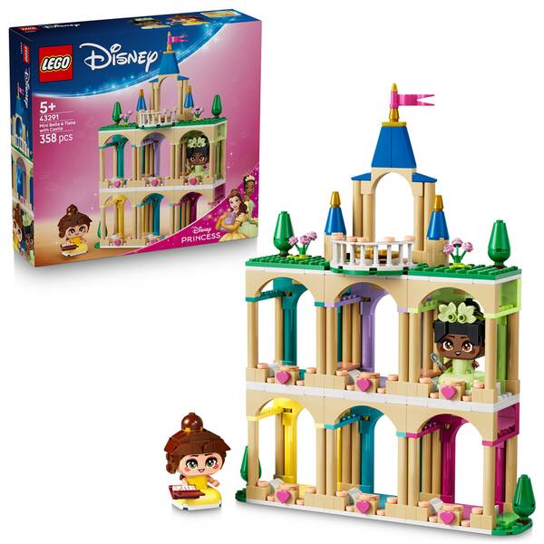 Stavebnica LEGO® │ Disney 43291 Mini Bella a Tiana s hradom 

