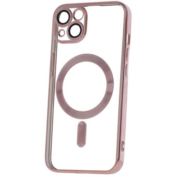 Kryt na mobil CPA Mag Color Chrome na Apple iPhone 15 ružový

