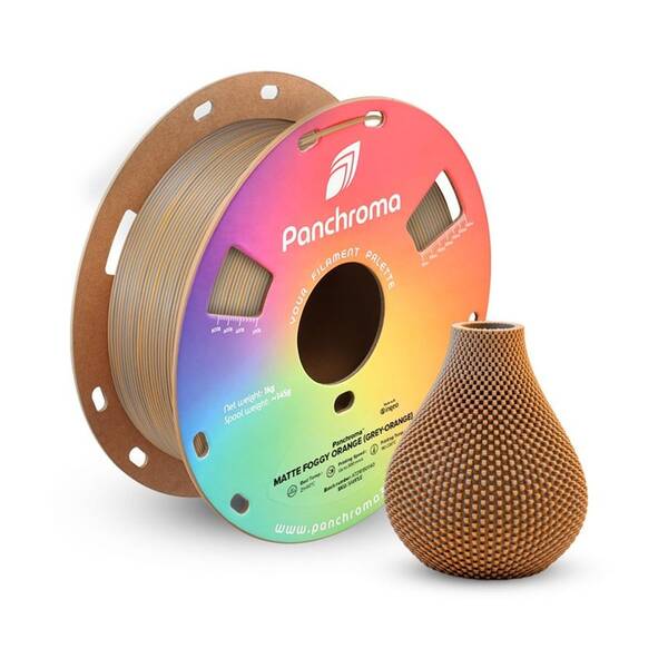 Tlačová struna (filament) Polymaker Panchroma PLA Dual Matte Foggy oranžový

