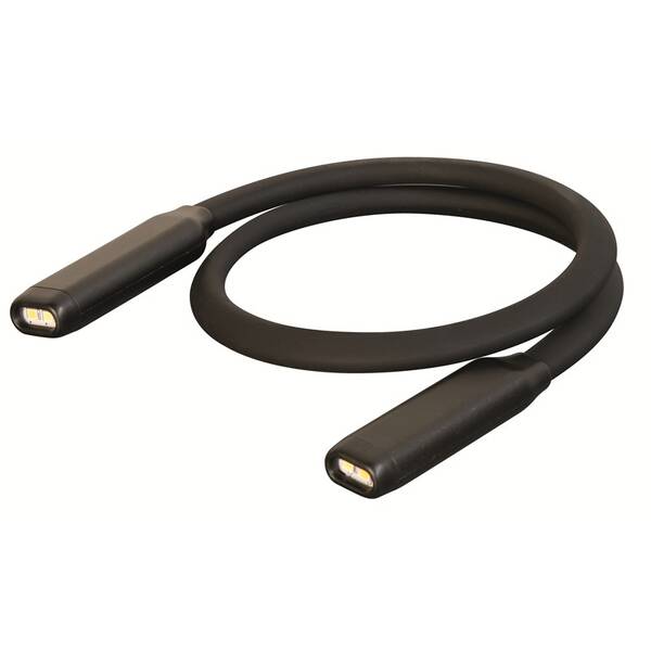 Stolná lampa Fischer & Honsel Lasse, 2x LED, 0,3 W čierna

