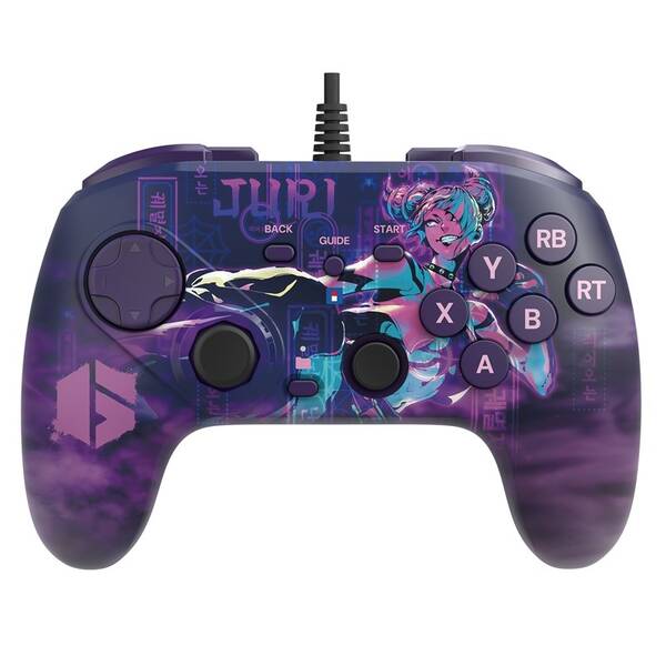 Gamepad HORI Fighting Commander OCTA SF 6 Juri Edition pre PC fialový

