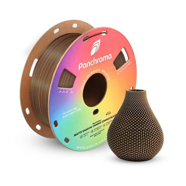 Tlačová struna (filament) Polymaker Panchroma PLA Dual Matte Shadow oranžový

