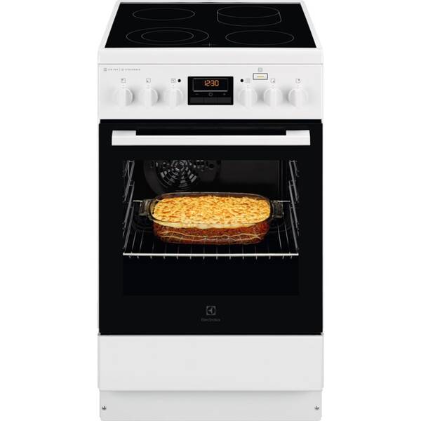 Sklokeramický sporák Electrolux LKR564200W biely

