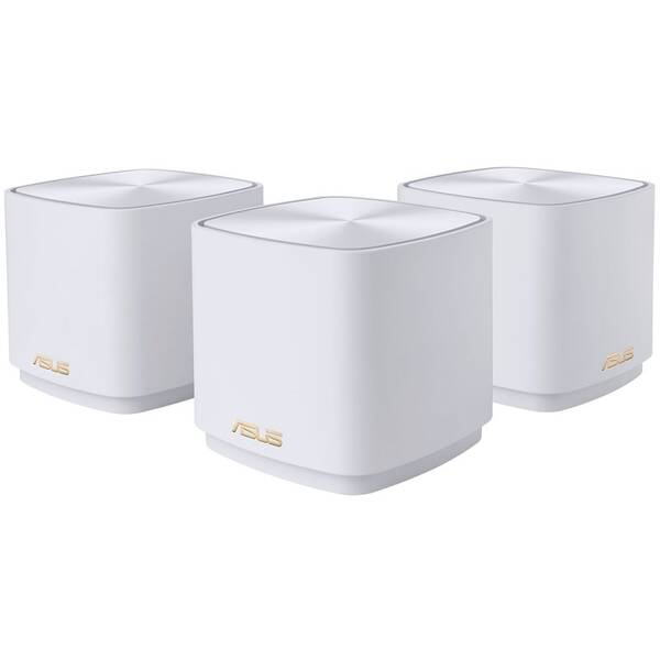 Kompletný Wi-Fi systém Asus ZenWiFi XD4 Plus (3-pack) biely

