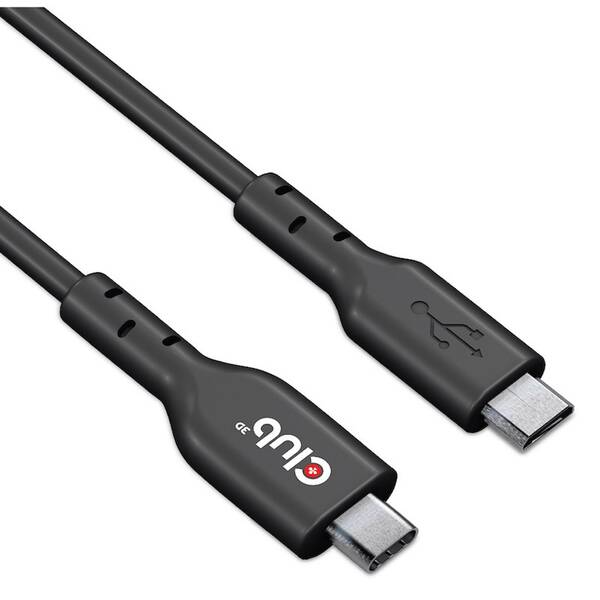 Kábel Club3D USB-C 3.2/Micro USB, 1m čierny

