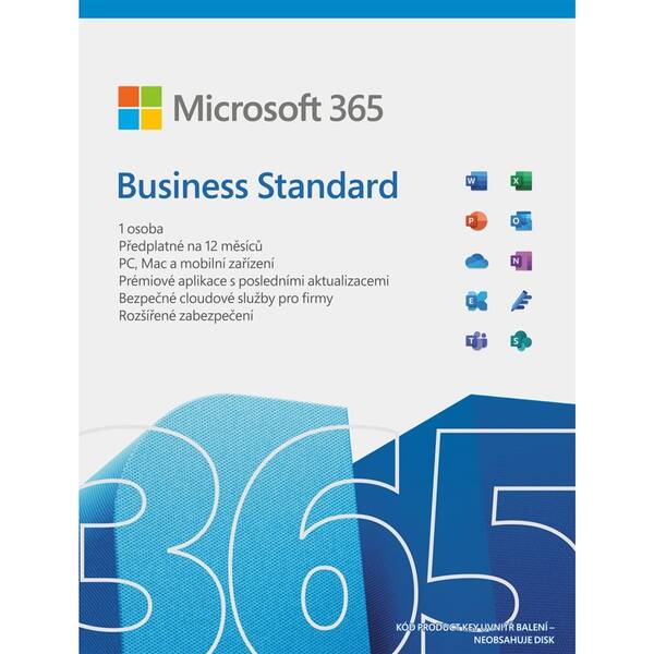 Softvér Microsoft 365 Business Standart CZ 

