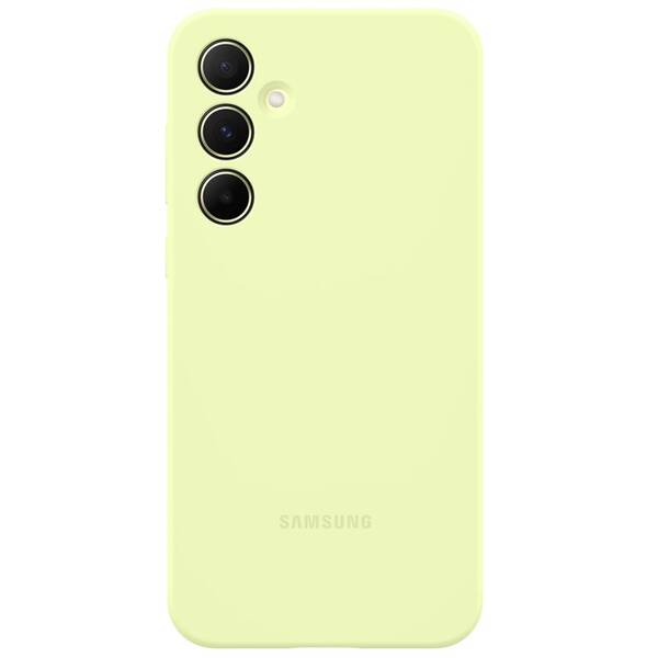 Kryt na mobil Samsung Silicone na Samsung Galaxy A55 zelený

