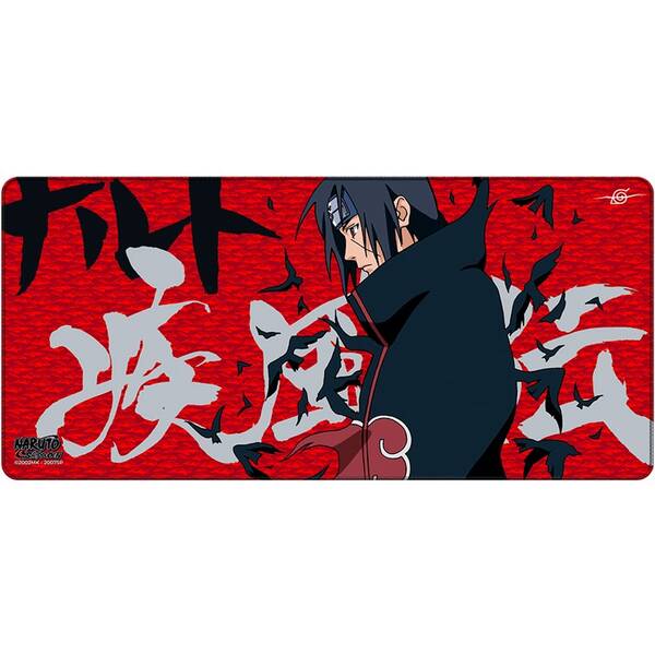 Podložka pod klávesnicu a myš FSH Naruto Shippuden Itachi Uchiha, XL červená

