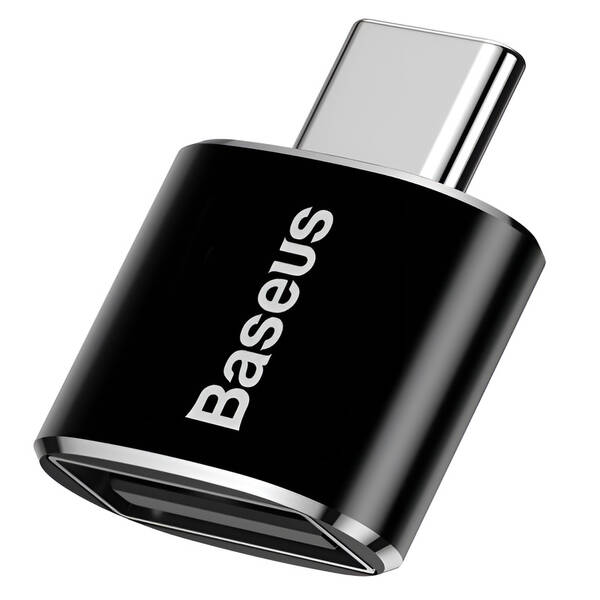 Redukcia Baseus USB-A/USB-C čierna

