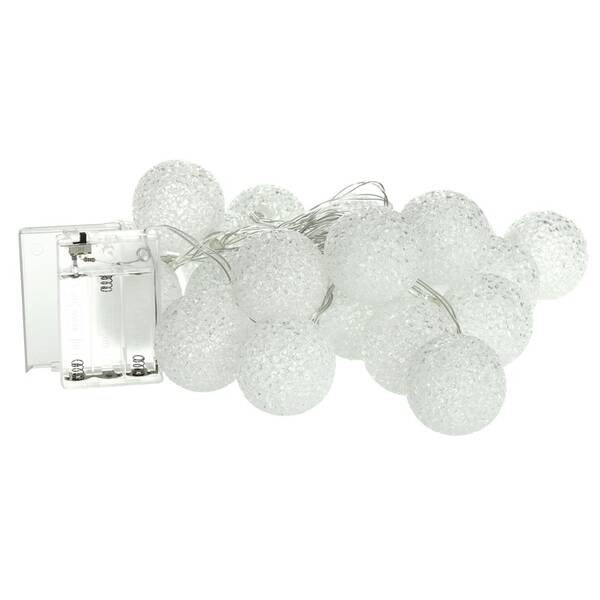 Vianočné osvetlenie RETLUX RXL 490, girlanda guličky, 20 LED, studená biela 

