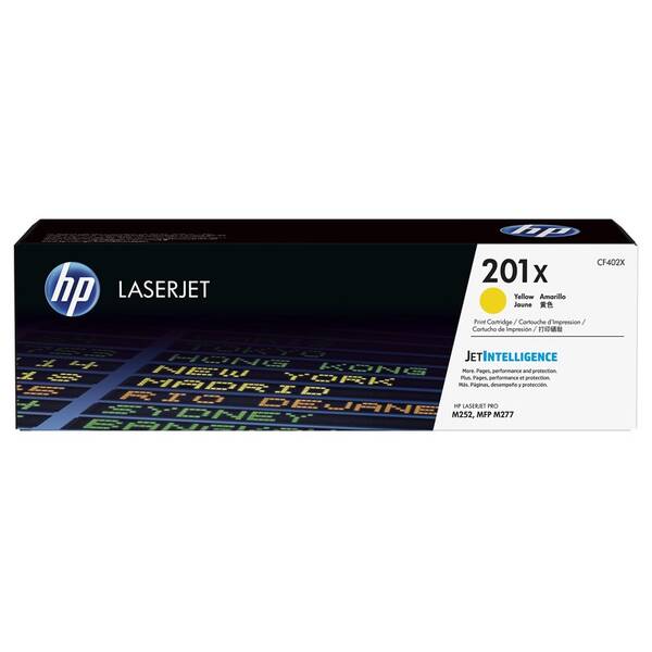 Toner HP 201X, 2 300 strán žltý

