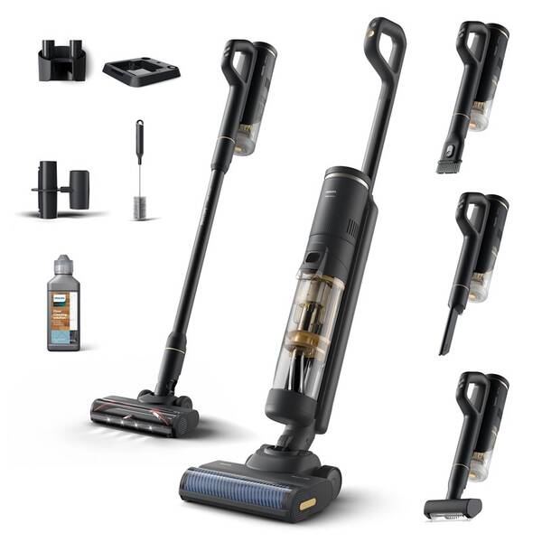 Viacúčelový vysávač Philips XW7264/11 čierny/žltý

