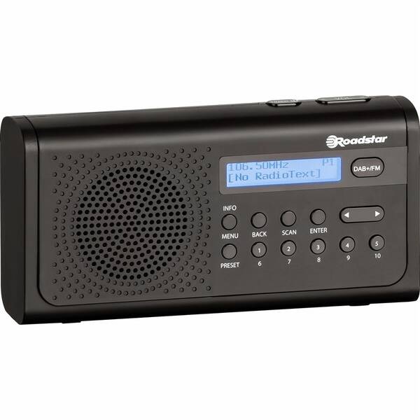 Rádioprijímač s DAB+ Roadstar TRA-300D+ čierny

