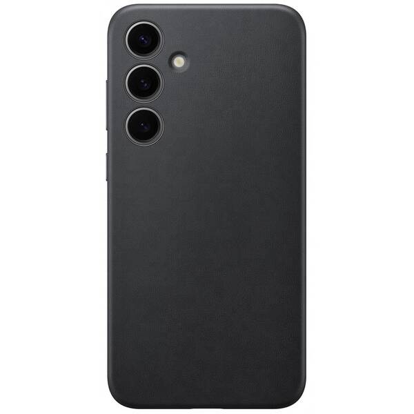 Kryt na mobil Samsung Vegan Leather na Galaxy S24+ čierny


