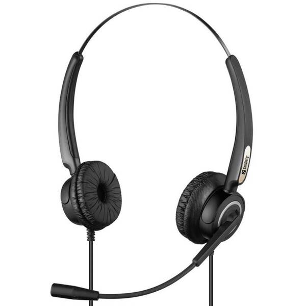 Headset Sandberg USB Pro Stereo čierny

