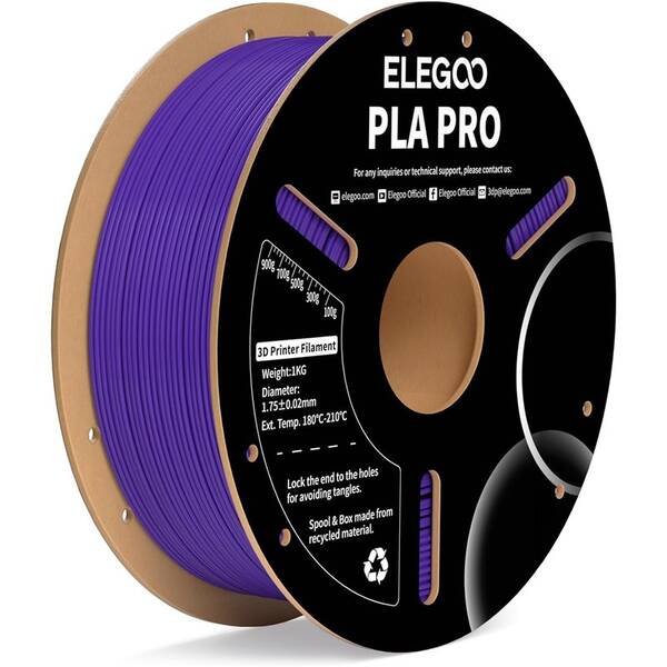 Tlačová struna (filament) Elegoo PLA P 1,75mm fialový

