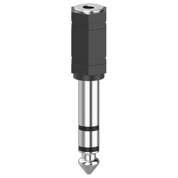 Redukcia Hama Jack 3,5 mm/6,3 mm, stereo čierna

