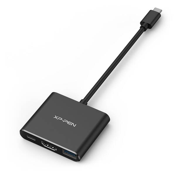 USB Hub XPPen 3v1 USB-C čierny

