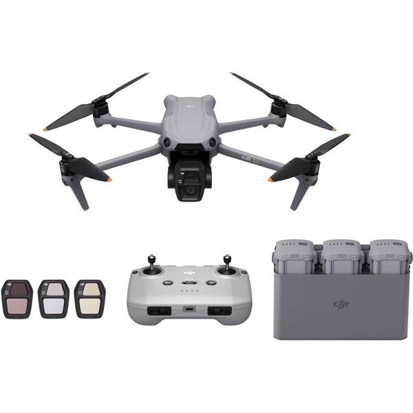 Dron DJI Air 3S Fly More Combo (RC-N3) sivý

