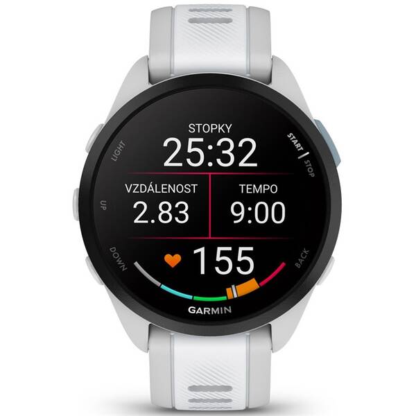 Inteligentné hodinky Garmin Forerunner 165 - Mist Grey / Whitestone 

